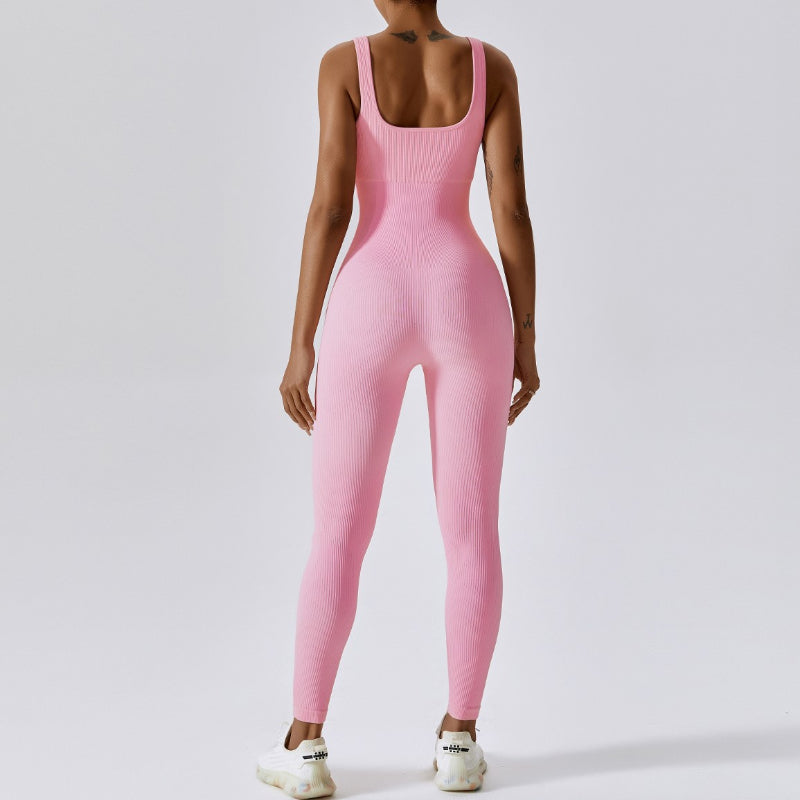 Seamless Slim Fit Dance Jumpsuit