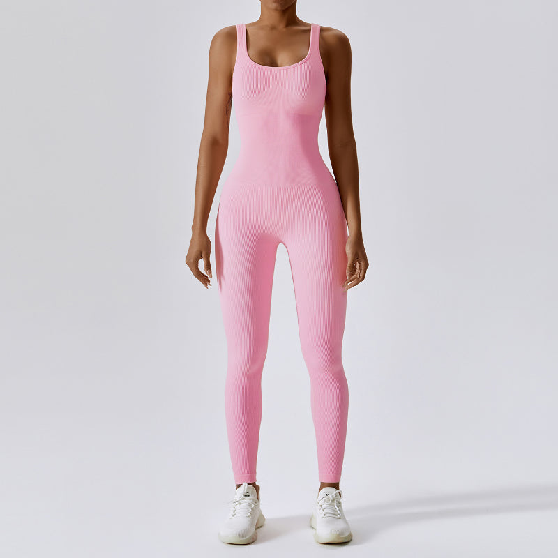 Seamless Slim Fit Dance Jumpsuit