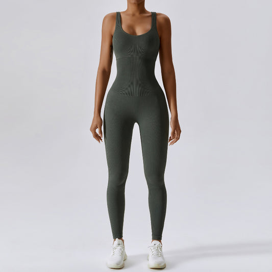 Seamless Slim Fit Dance Jumpsuit