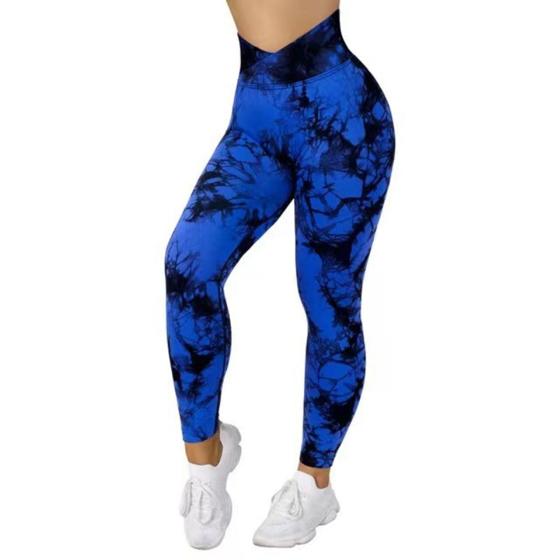 Seamless Tie Dye Active Fit Stride Leggings