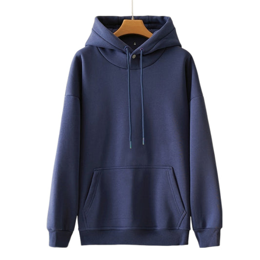 Einfach gemütlicher, dicker Fleece-Hoodie