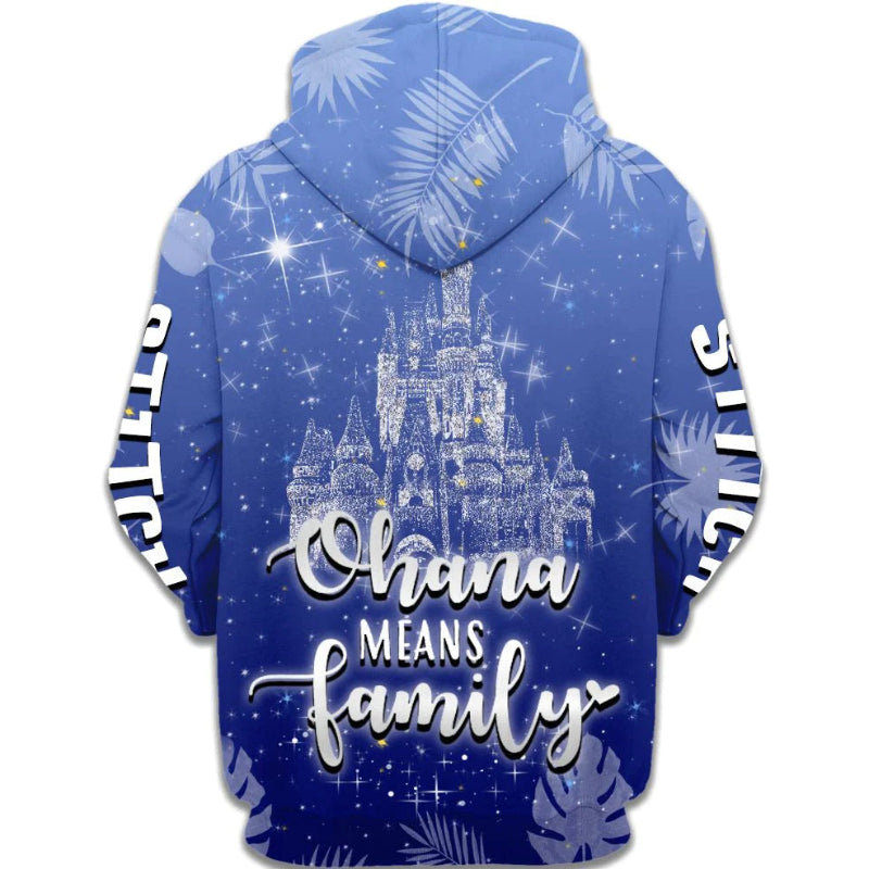 Stitch Pattern Casual Hoodie