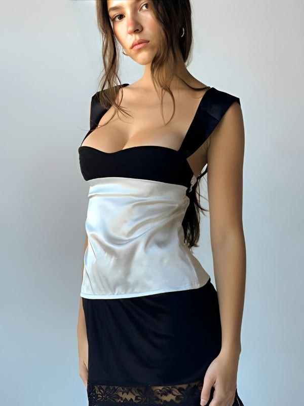 Camisole élégante à coupe basse