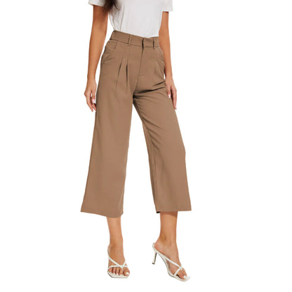 Effortless Tailored Wide Leg Pants