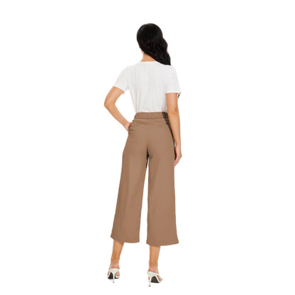 Effortless Tailored Wide Leg Pants