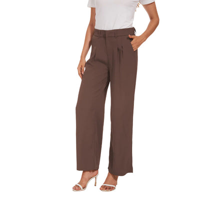 Effortless Tailored Wide Leg Pants