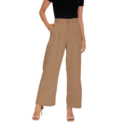 Effortless Tailored Wide Leg Pants