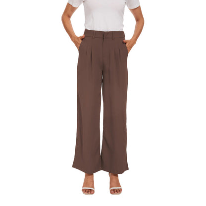 Effortless Tailored Wide Leg Pants