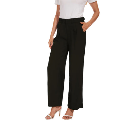 Effortless Tailored Wide Leg Pants