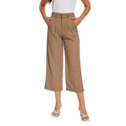 Effortless Tailored Wide Leg Pants