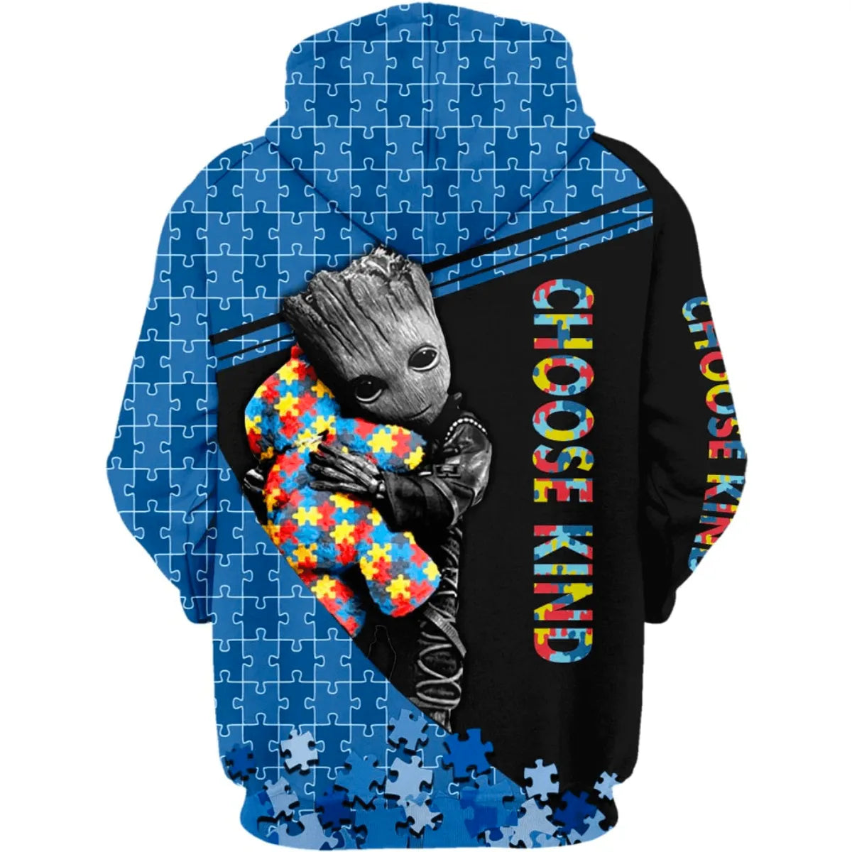 Unisex Groot Zip Up Hoodie