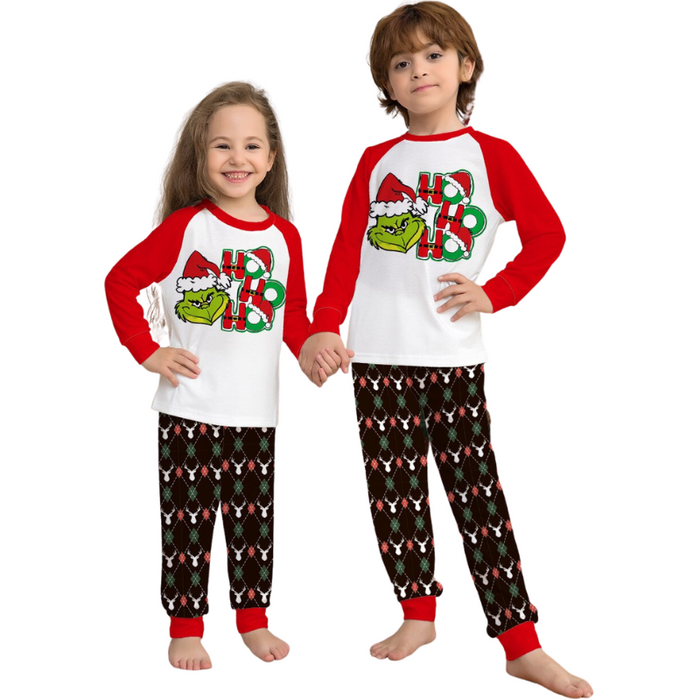 Das festliche Weihnachts-Pyjama-Set der Grinch-Familie