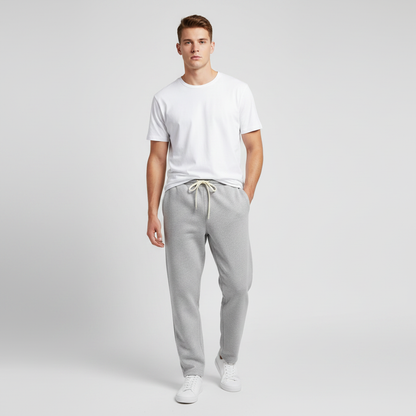 Regular Fit Casual Sweatpants With Pockets For Men