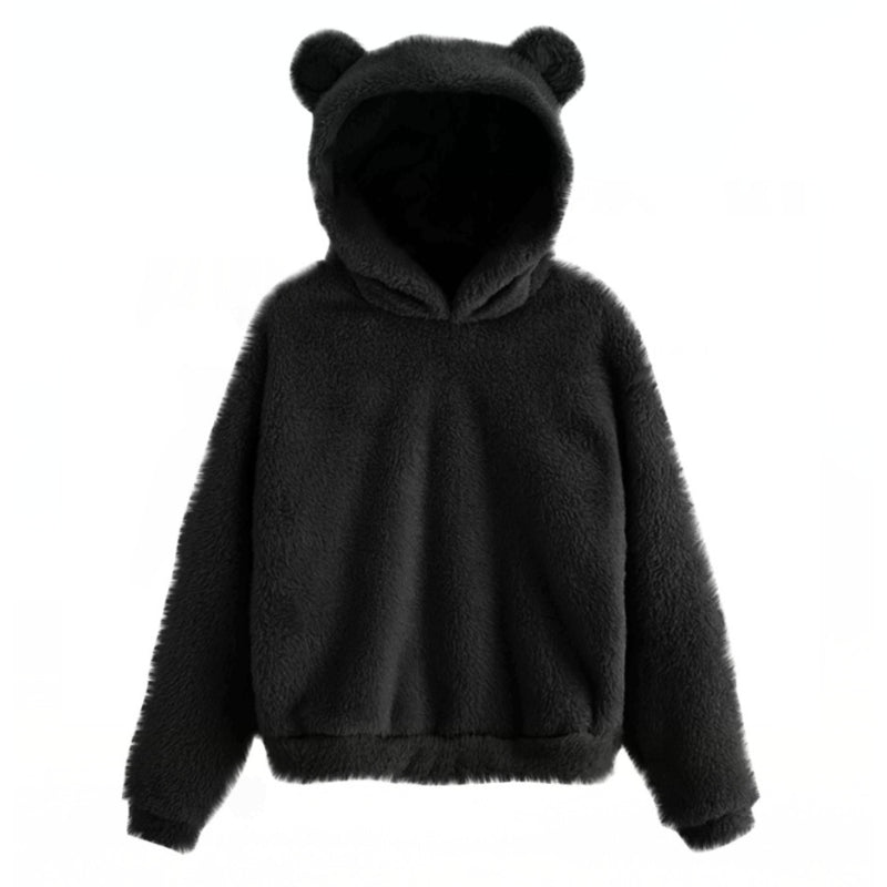 Winter Fluffy Rabbit Style Hoodie