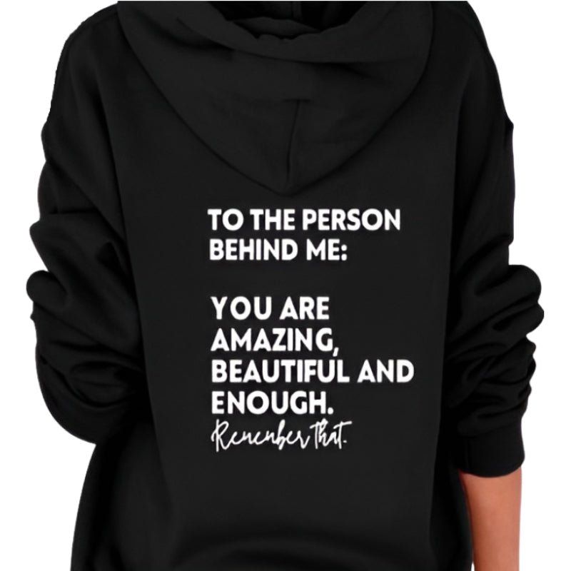 You Matter Printed Casual Hoodie