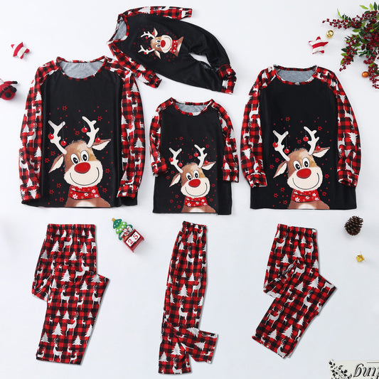 Baby Reindeer Printed Christmas Family Matching Pajamas Set