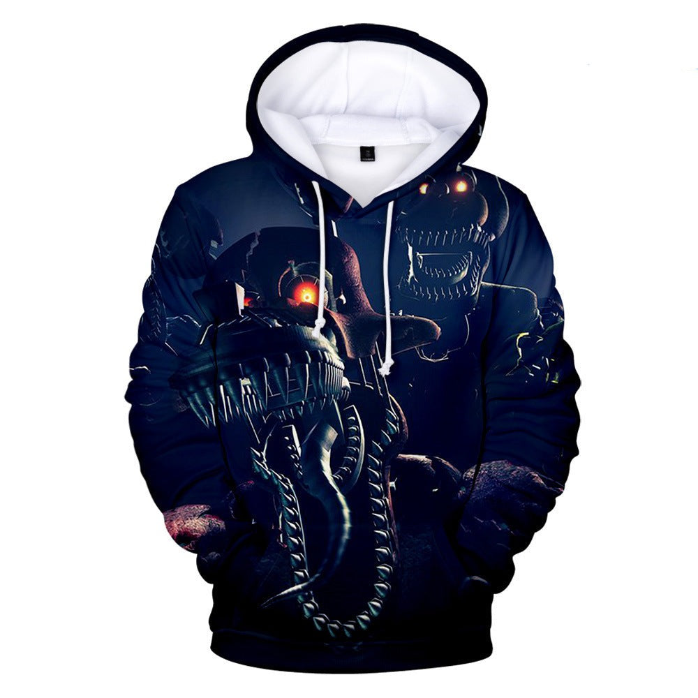 Vibrant Cartoon Digital Printed 3D Hoodie