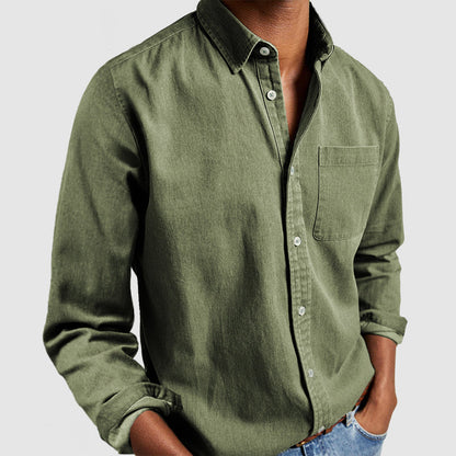 Classic Long Sleeve Button Up Shirt