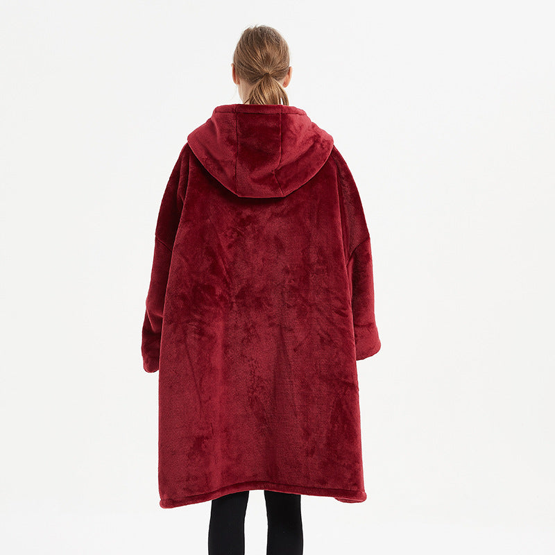 Oversized Robe Style Giant Blanket Hoodie