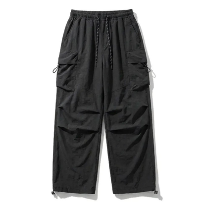 Streetwear Baggy Fit Cargo Trousers With Pockets