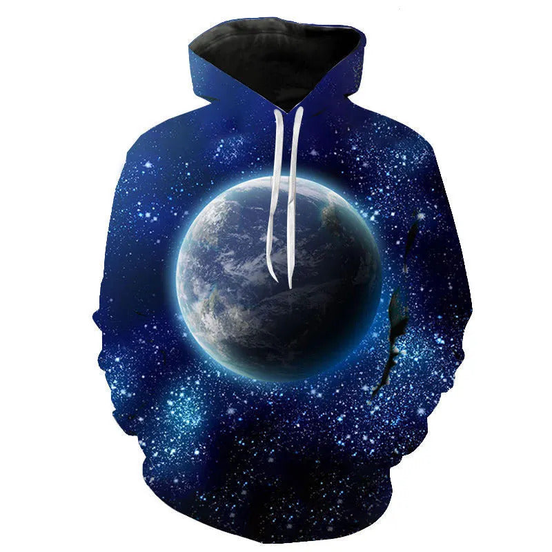 Multiple Planet Printed 3D Hoodie Collection