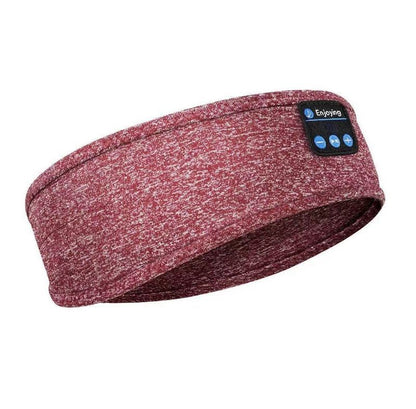 Écouteurs Bluetooth en tricot, bandeau élastique fin et doux