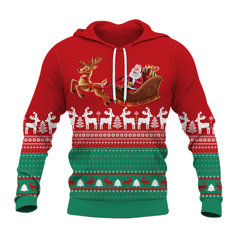 Christmas Santa Printed Classic 3D Hoodie Collection