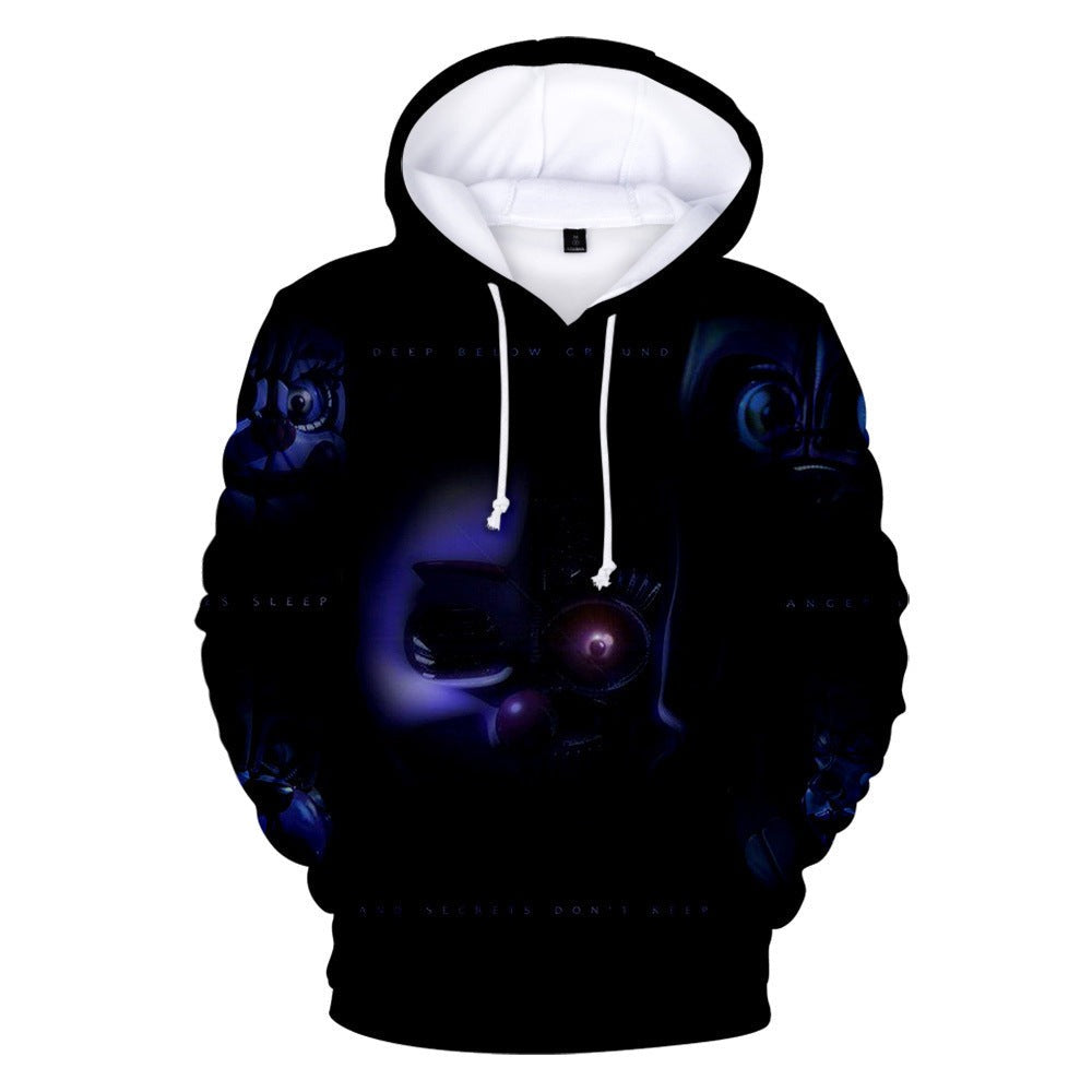 Vibrant Cartoon Digital Printed 3D Hoodie