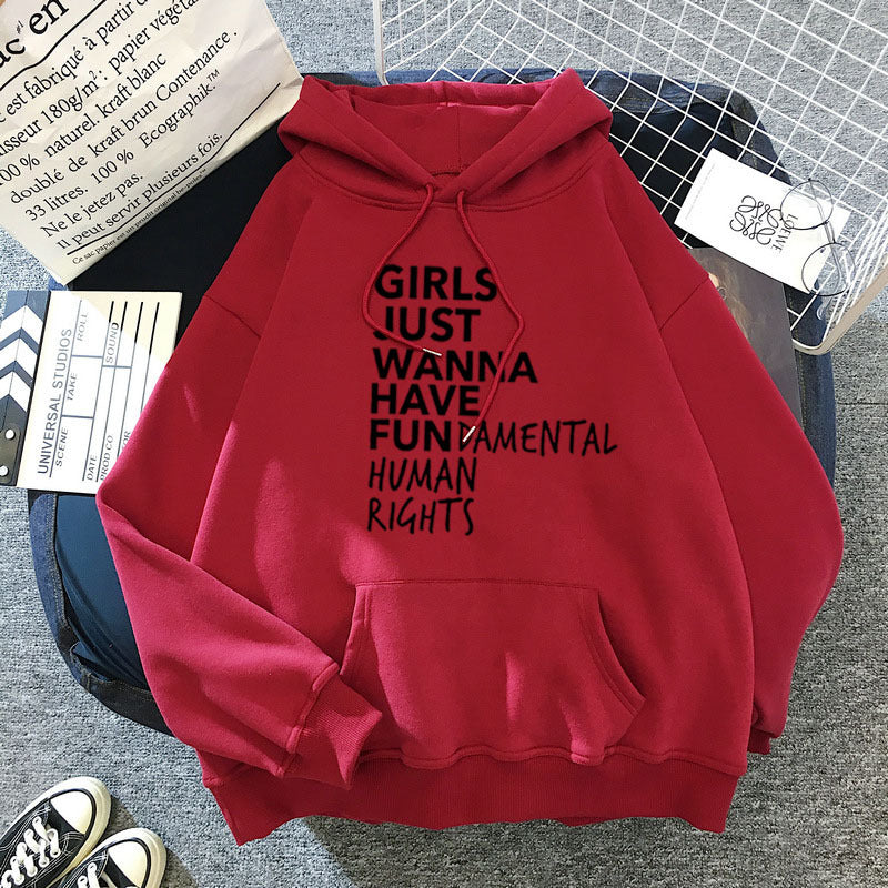 Feminine Statement Edition Printed Hoodie