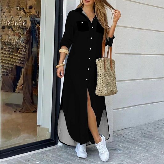 Irregular Maxi Cardigan Dress