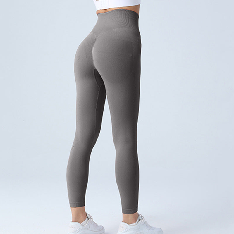 Legging sportif uni sans couture