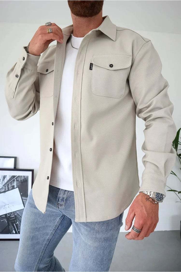 Veste chemise boutonnée