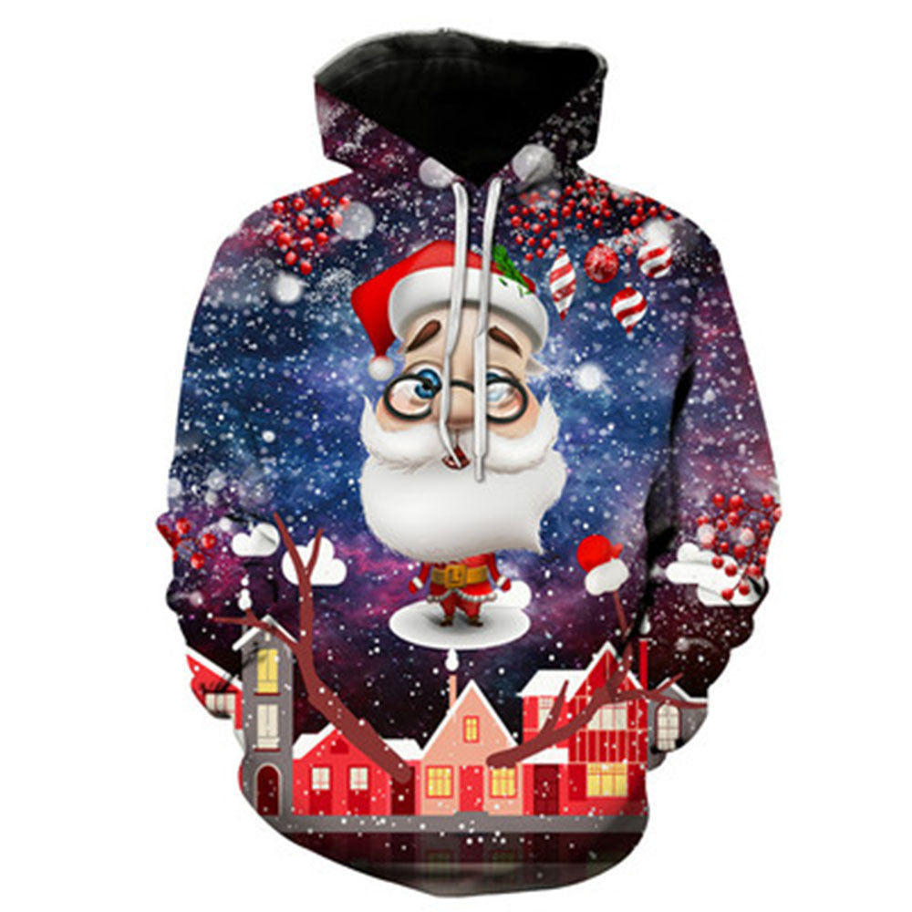 Christmas Pattern Printed Classic Hoodie Collection