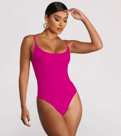 Backless String Triangle One-piece Summer Bikini