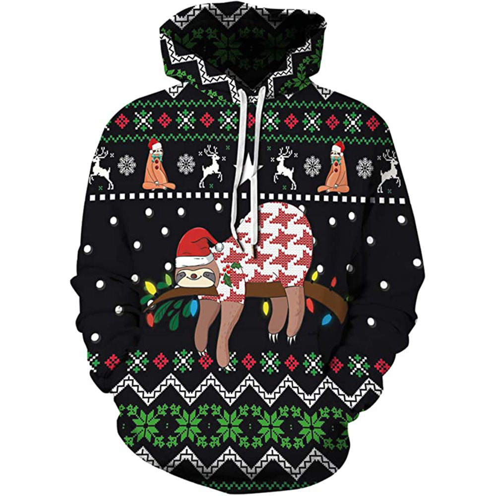 Christmas Pattern Printed Classic Hoodie Collection