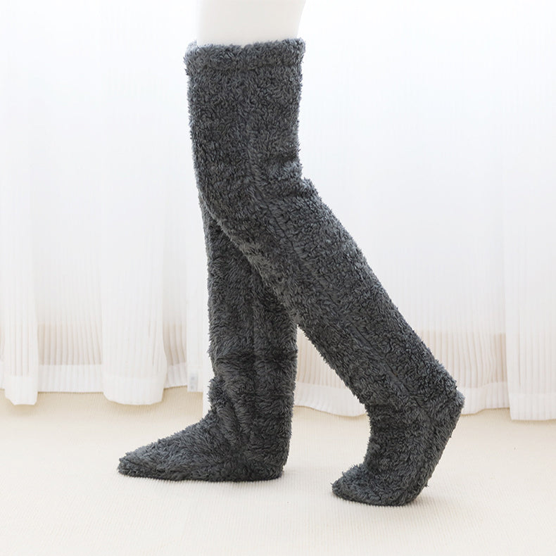 Winter Warm High Fuzzy Long Socks