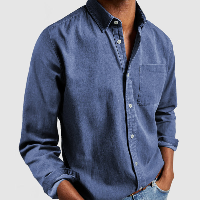 Classic Long Sleeve Button Up Shirt