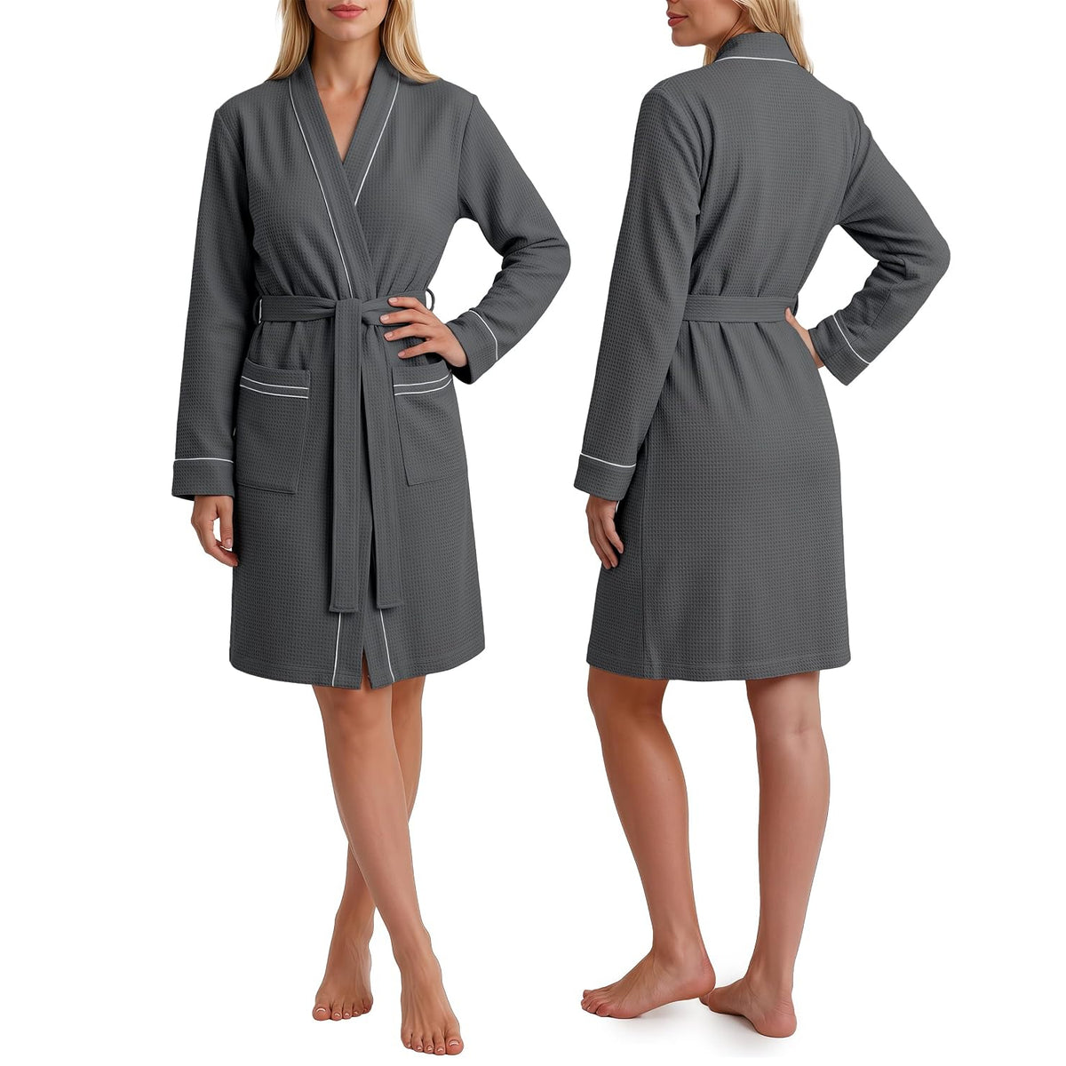 Soft Lightweight Waffle Robes For Women