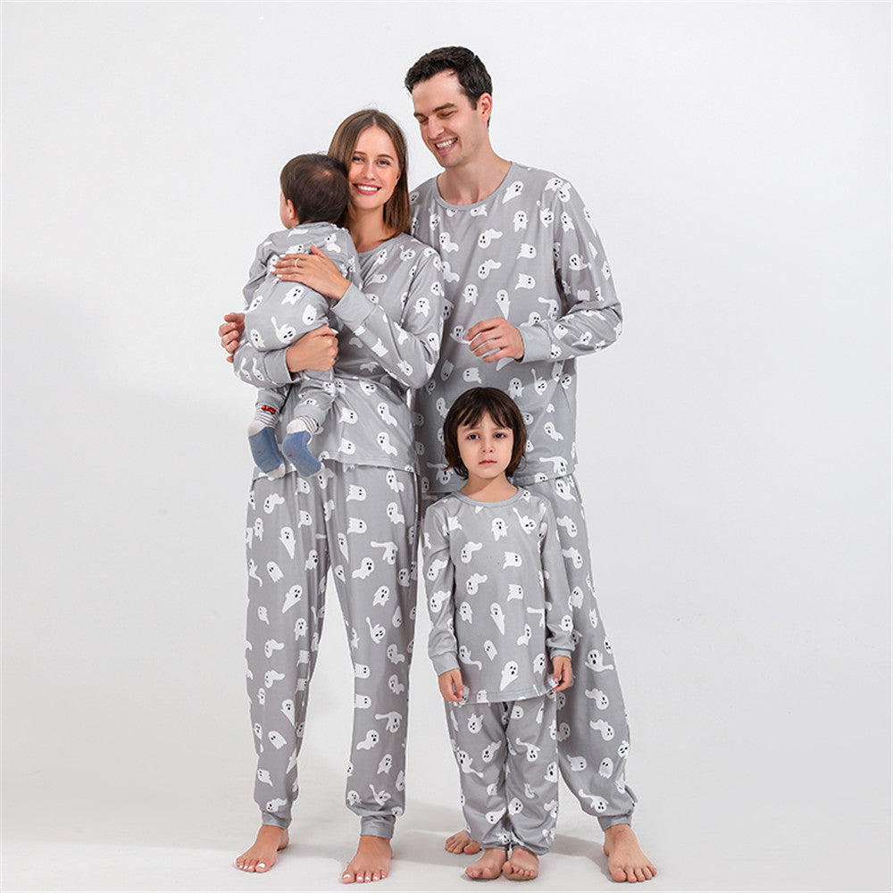 Halloween Animation Printed Family Matching Pajama Set