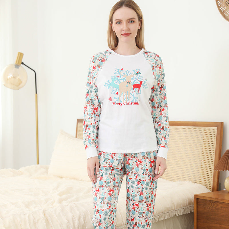 Weihnachts-Tiny-Designs bedrucktes passendes Familien-Pyjama-Set