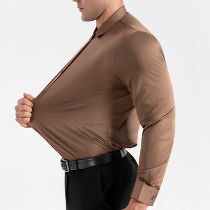 4 Way Stretch Non Iron Business Casual Performance Dress Shirt