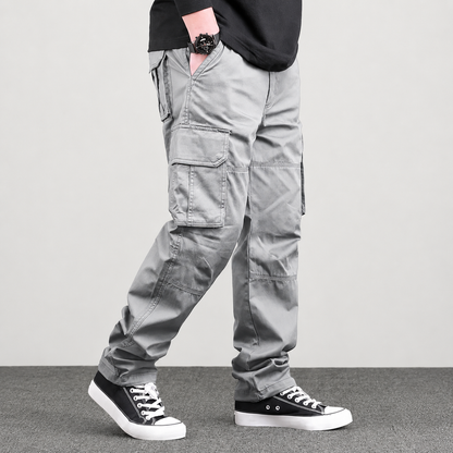 Loose Casual Street Style Cargo Pant With Drawstring For Men
