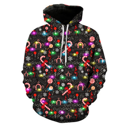 Christmas Pattern Printed Classic Hoodie Collection