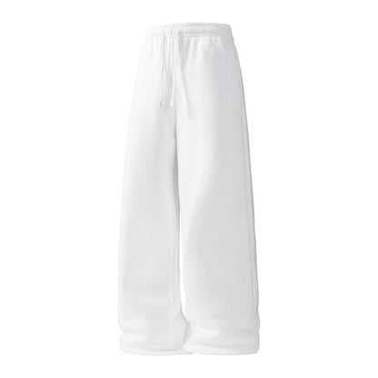Pack Of 4 Thick Fleece Stretch Drawstring Sweatpants For Men