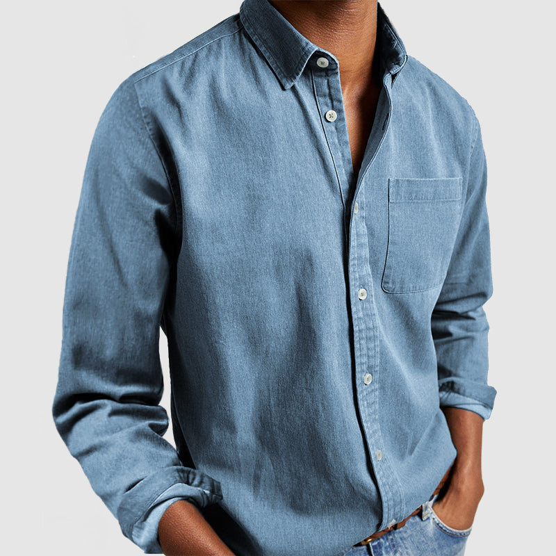 Classic Long Sleeve Button Up Shirt