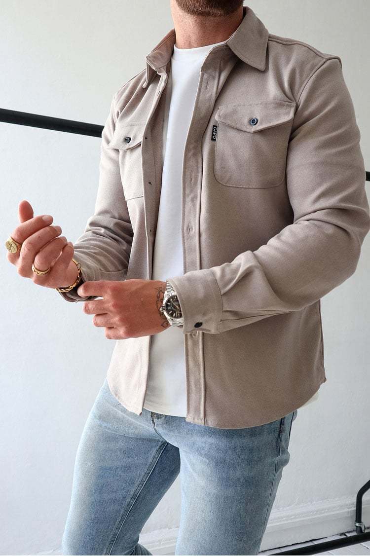 Veste chemise boutonnée