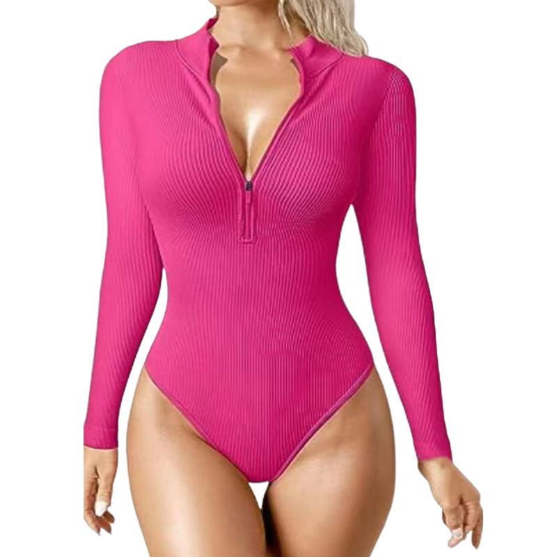 Fashionable Seamless Slimming Long Sleeve Bodysuit