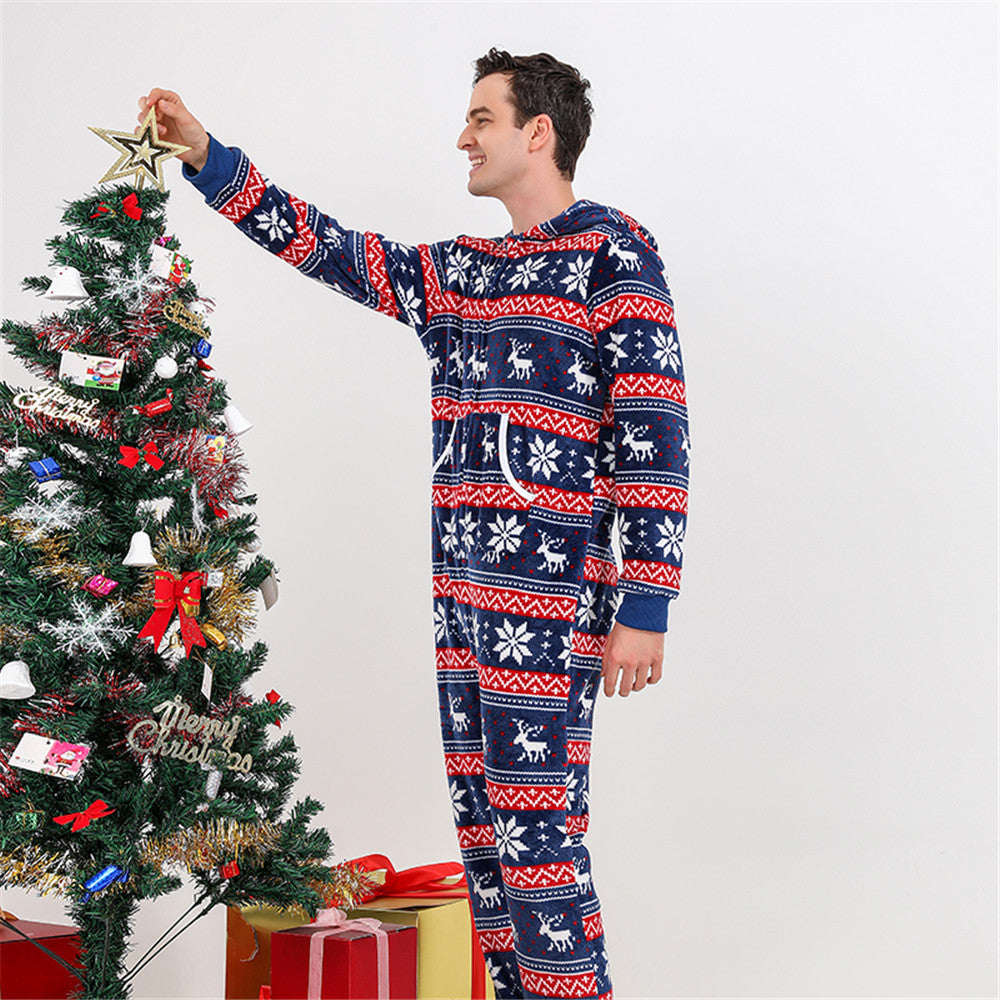 Ensemble de pyjamas assortis pour la famille de Noël renne des neiges