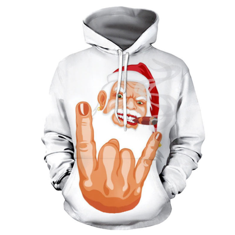 Personalisierter Santa Christmas Swag 3D-gedruckter Kapuzenpullover