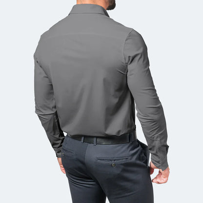 4 Way Stretch Non Iron Business Casual Performance Dress Shirt